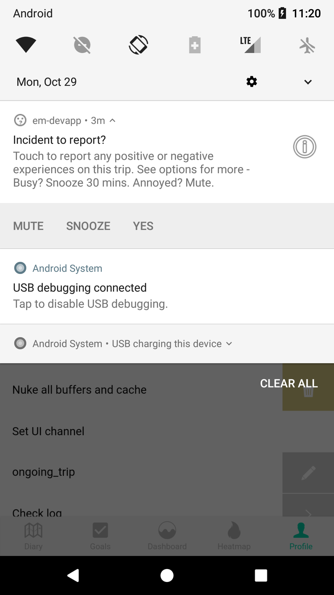 default prompt android